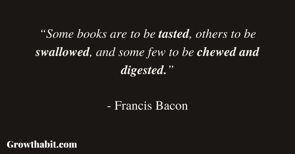 Francis Bacon Quote