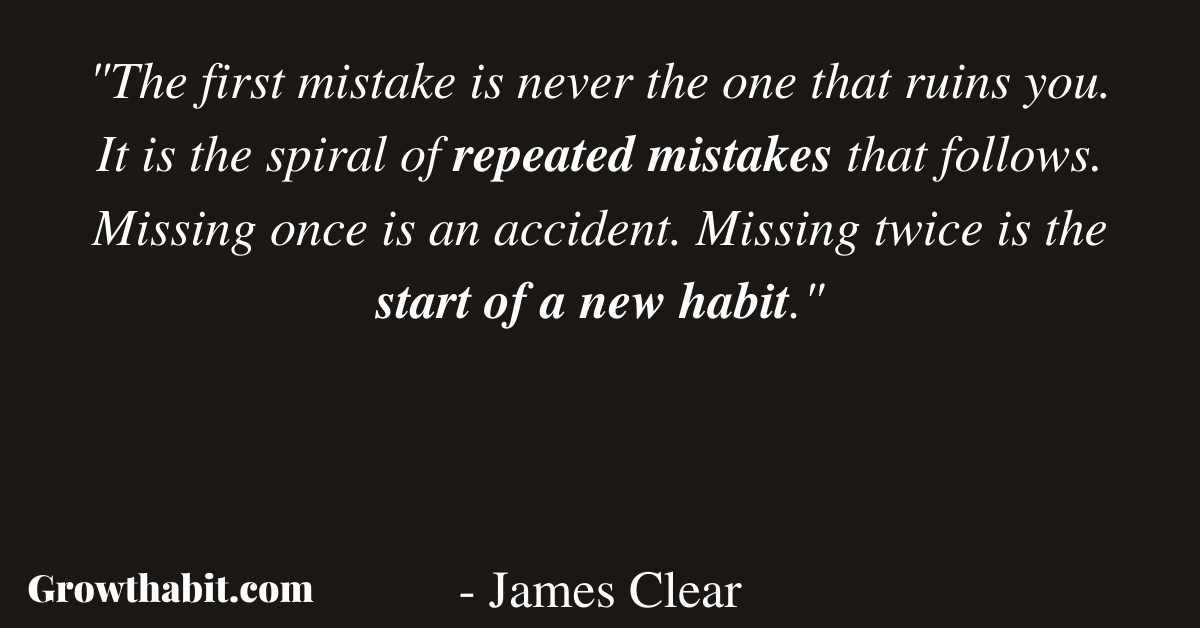James Clear Quote