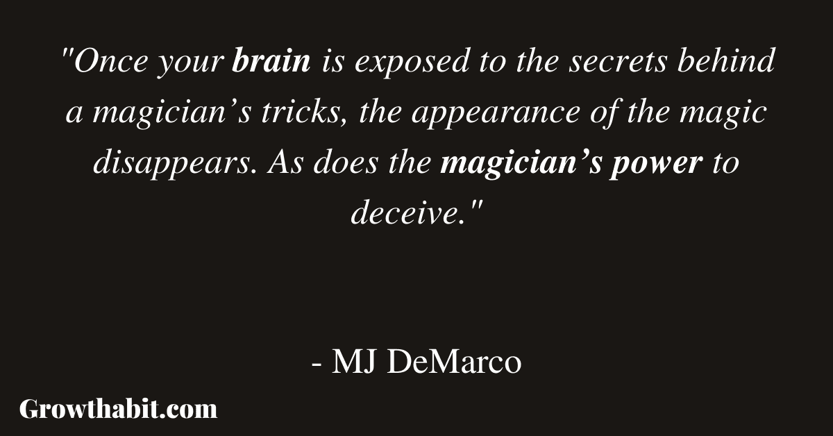 MJ DeMarco Quote