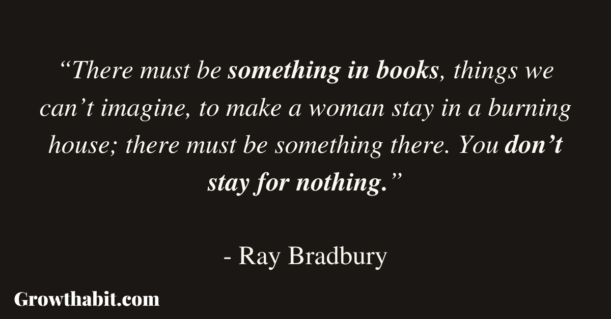 Ray Bradbury Quote