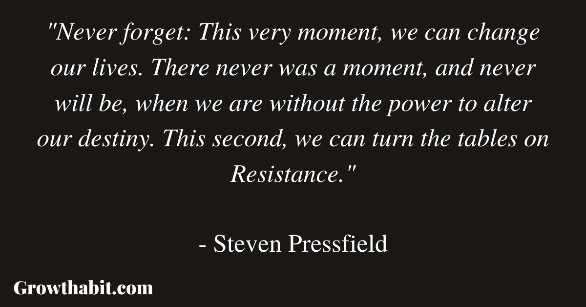 Steven Pressfield Quote