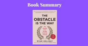 The Obstacle Is The Way Ryan Holiday Book Cover