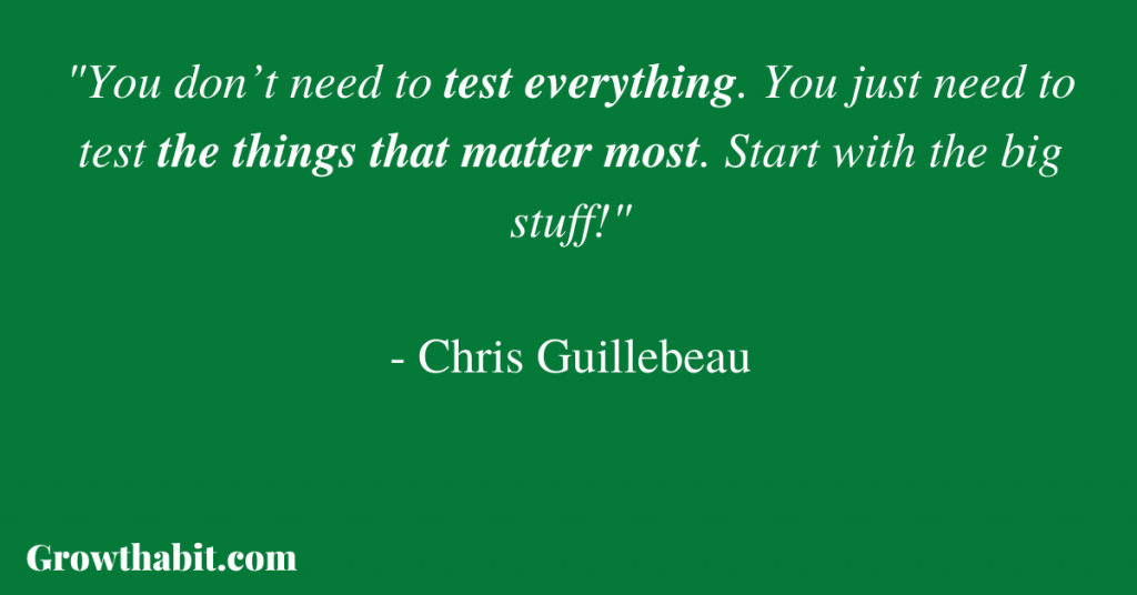Chris Guillebeau Quote 2