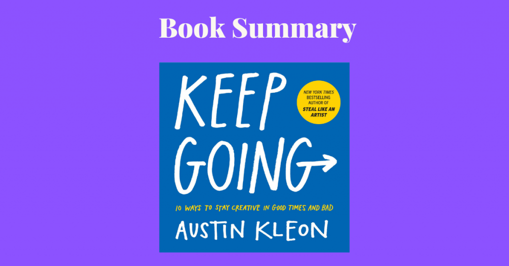 Keep Going Austin Kleon Book Cover