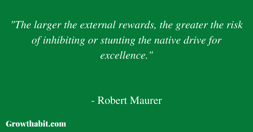 Robert Maurer's Quote: 