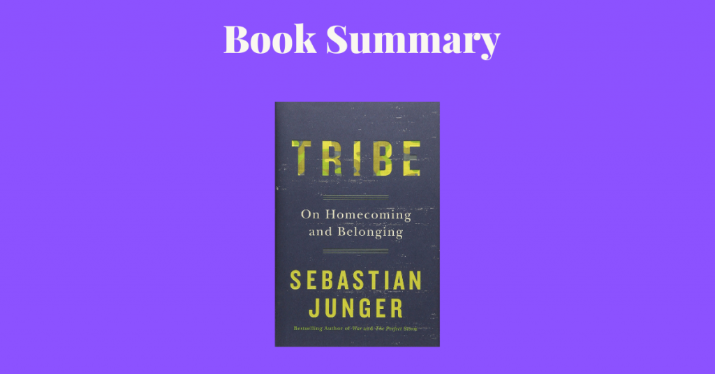 Tribe - Sebastian Junger Book Cover