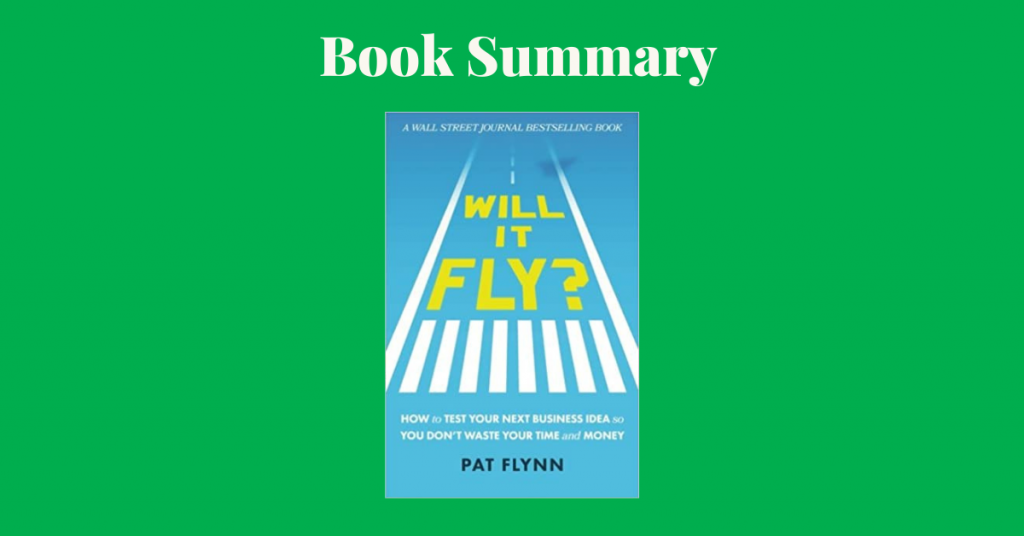 Will it Fly Pat Flynn Book Cover