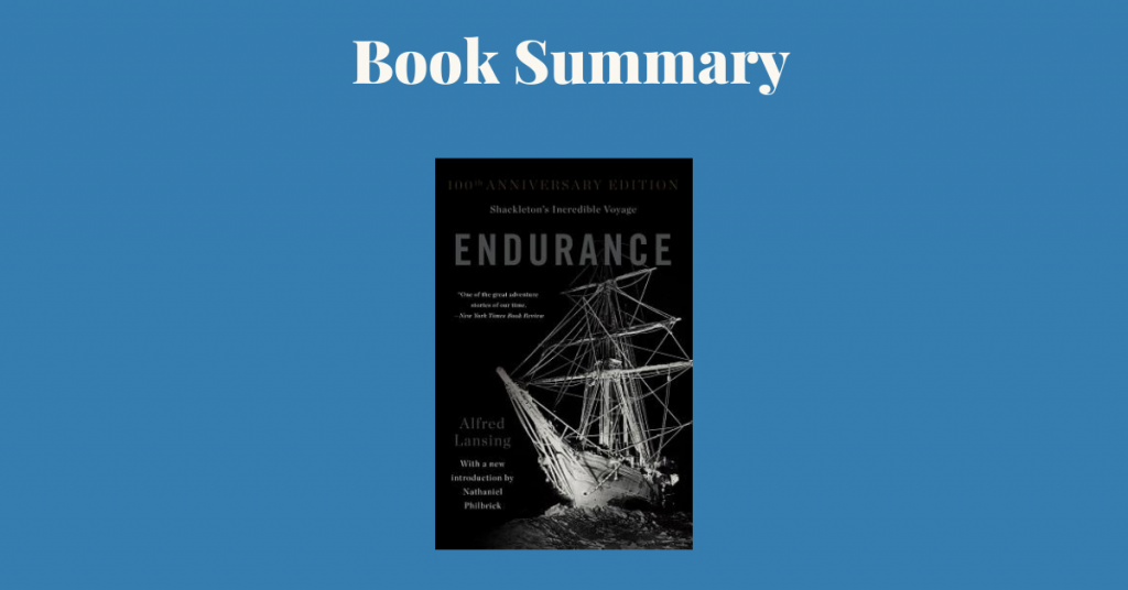 Endurance by Alfred Lansing Book Cover