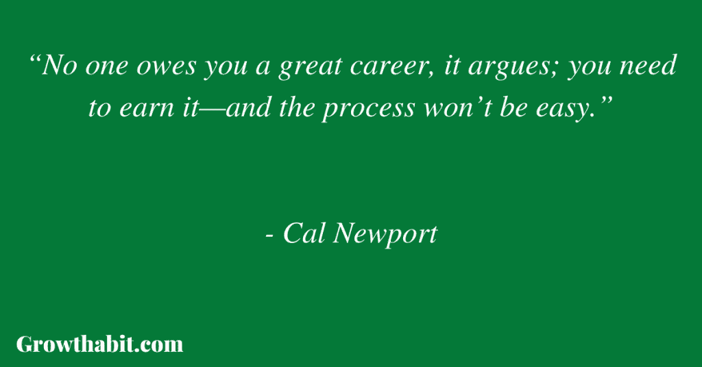 Cal Newport Quote