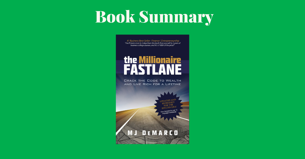 The Millionaire Fastlane Book Cover