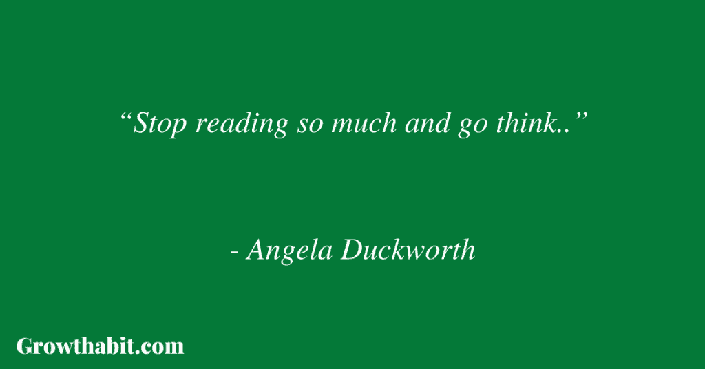 Angela Duckworth Quote 4