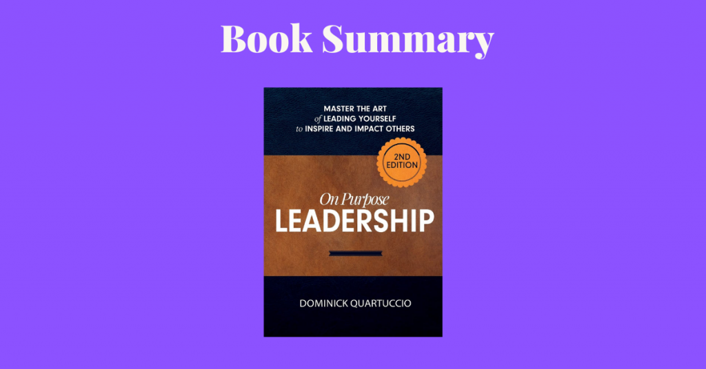 On Purpose Leadership - Book Cover