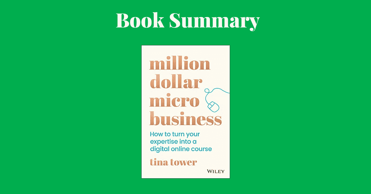 Million Dollar Micro Business - Book Cover