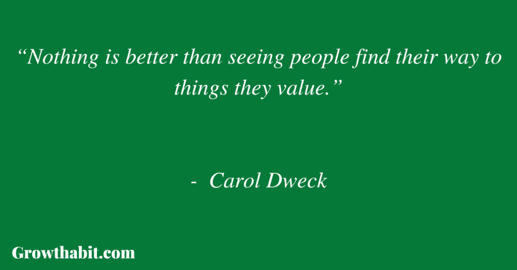 Carol Dweck Quote 4