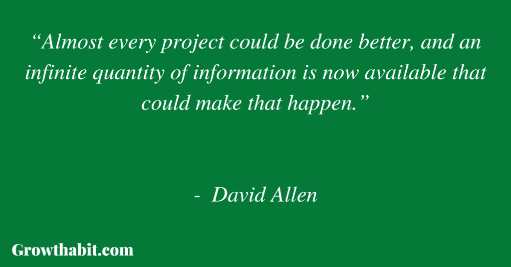 David Allen Quote