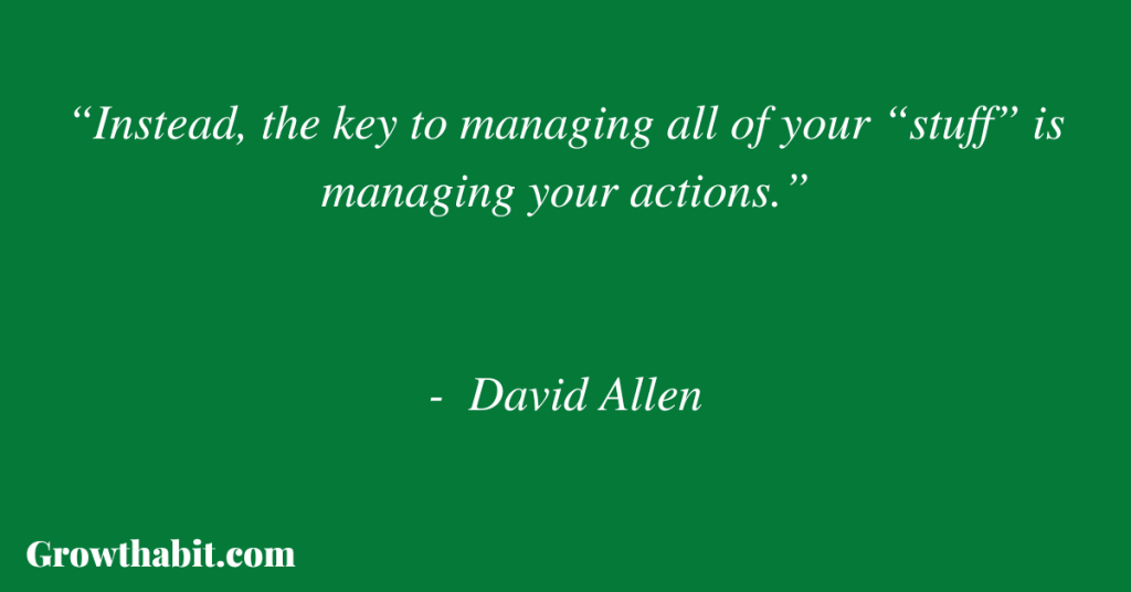 David Allen Quote 2