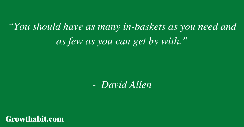 David Allen Quote 3