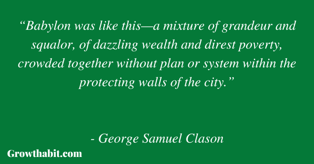 George Samuel Clason Quote