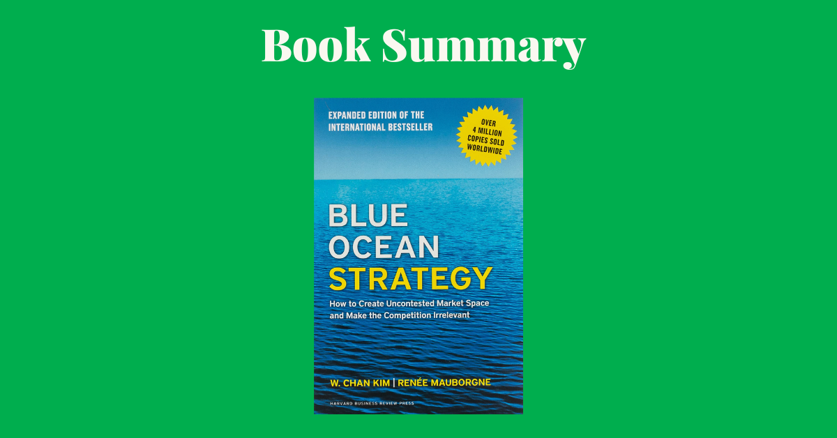 blue ocean strategy book cover