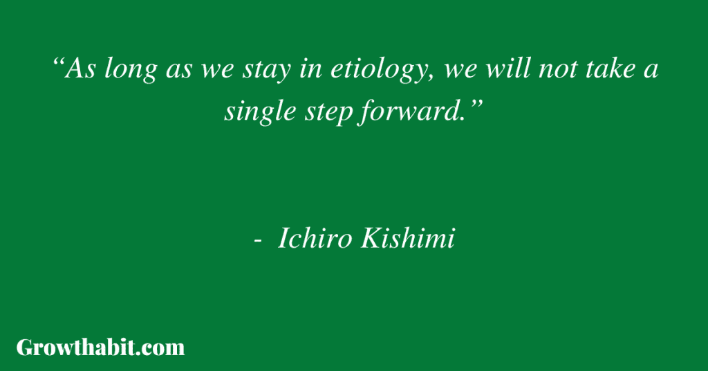 Ichiro Kishimi Quote