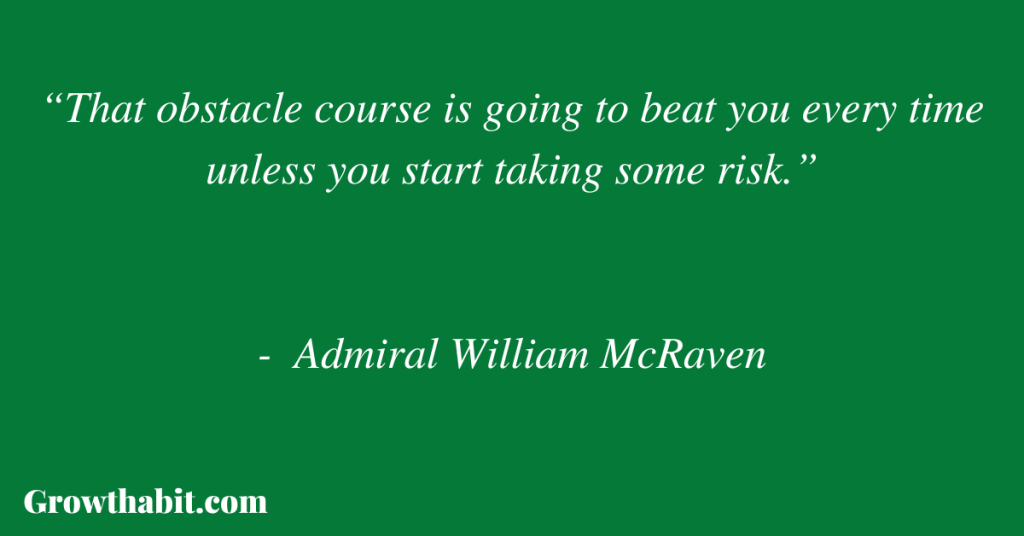 Admiral William McRaven Quote 2