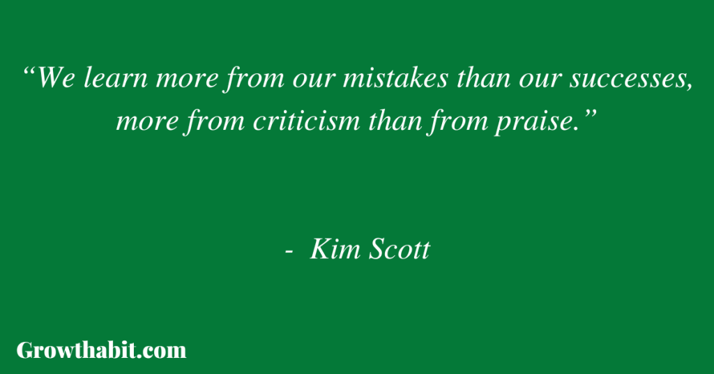 Kim Scott Quote