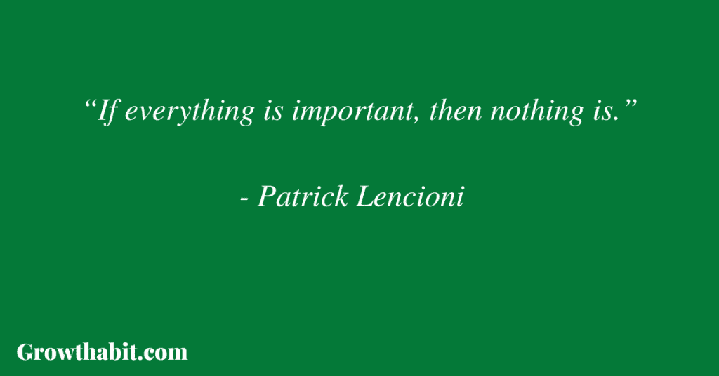 Patrick Lencioni Quote 2