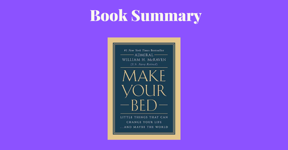 make your bed book cover