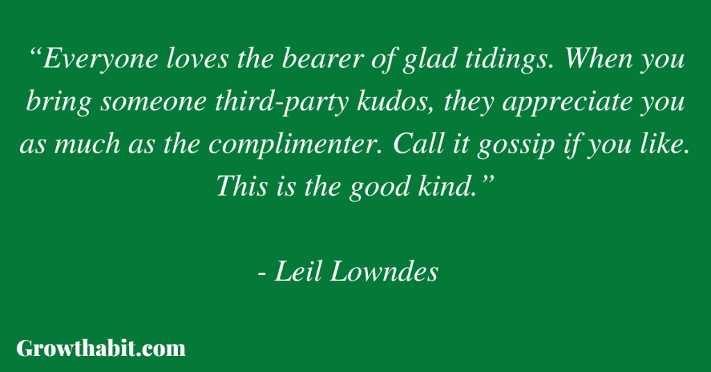 Leil Lowndes Quote 3