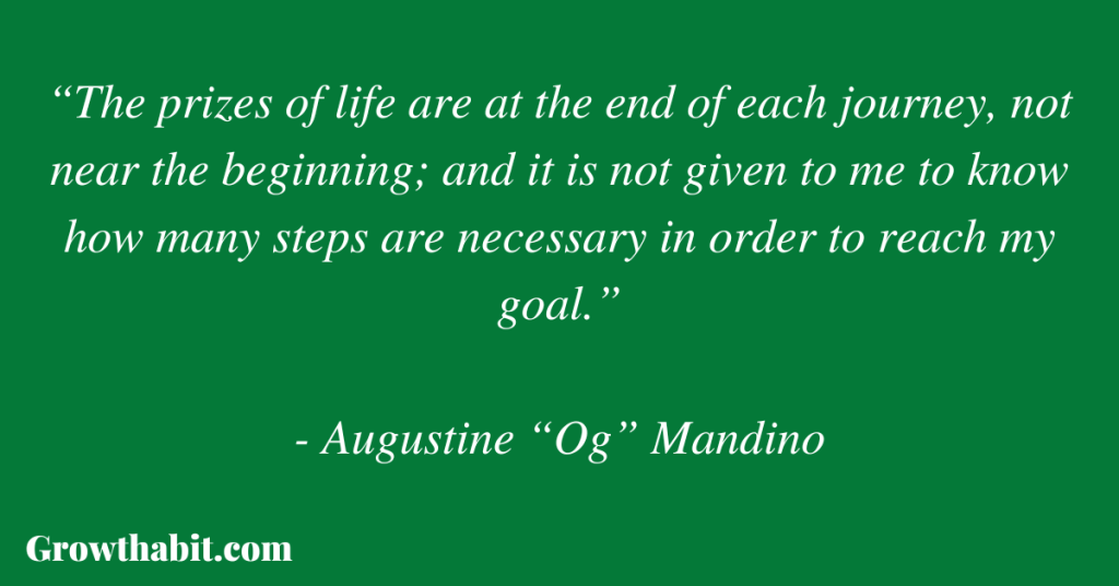 Augustine “Og” Mandino II Quote 2