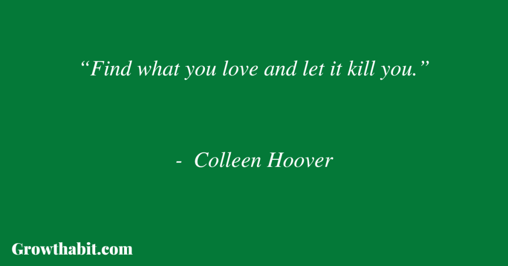 Colleen Hoover Quote 2