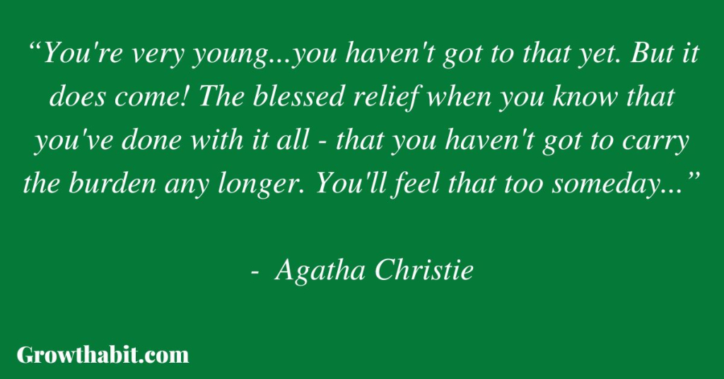 Agatha Christie Quote 3