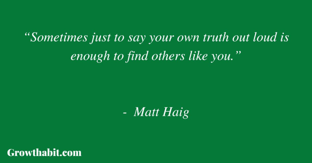 Matt Haig Quote 2